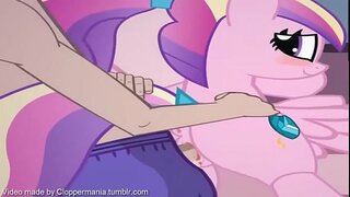 Cadance teve uma noite difícil, cheia de sexo - My Little Pony