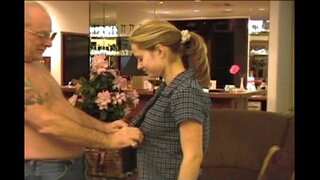 Jayne &amp;amp; Uncle Jesse Stripdown Blowjob