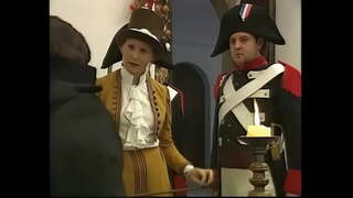 Ο ναπολέων δεύτερη γυναίκα χαριτωμένο ξανθιά Μαρία Λουίζα εισάγεται σε ένα πανδοχείο,